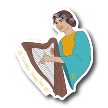 St. Cecilia Sticker - Catholic Book & Gift Store 