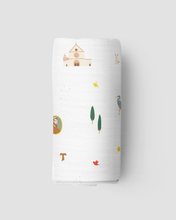 Saint Francis Muslin Swaddle Baby Blanket