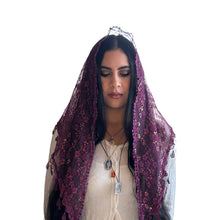 Veil ~ St. Kateri  - Purple Iridescence