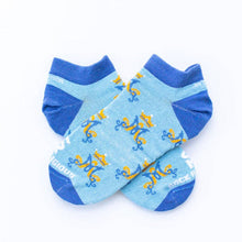 Marian Monogram No Show Socks: L/XL