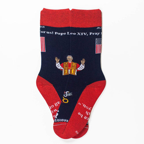 Pope Leo XIV Adult Socks