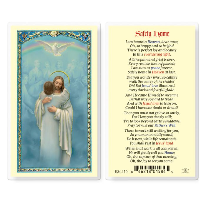 Safely Home Prayer Card