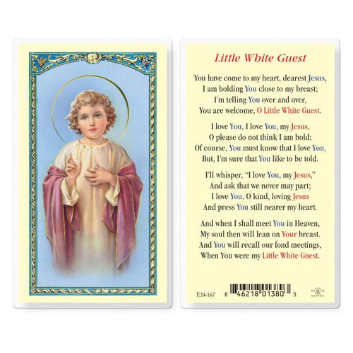 Little White Guest Prayer Card