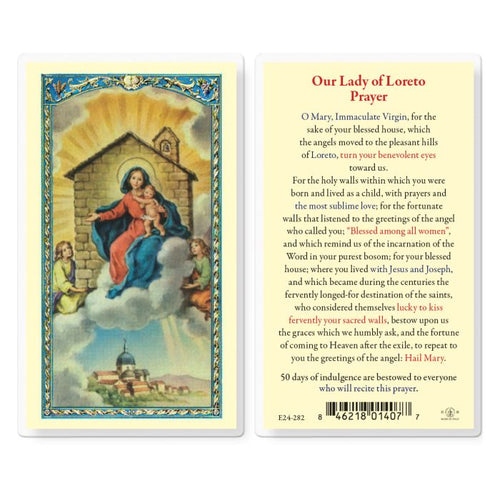 Our Lady of Loreto Prayer Card