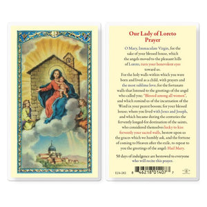 Our Lady of Loreto Prayer Card