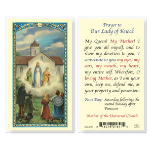 Lady of Knock Prayer Card