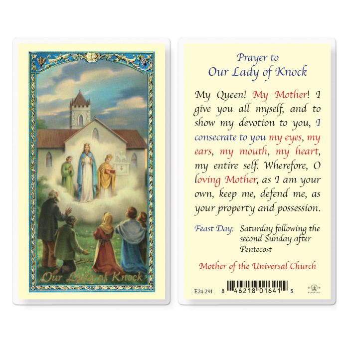 Lady of Knock Prayer Card