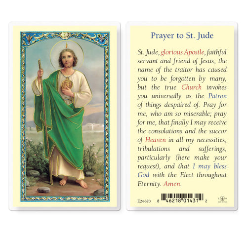 Saint Jude Prayer Card