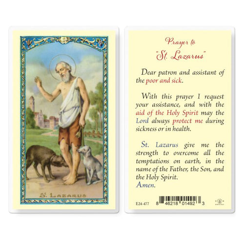 Prayer to St. Lazarus