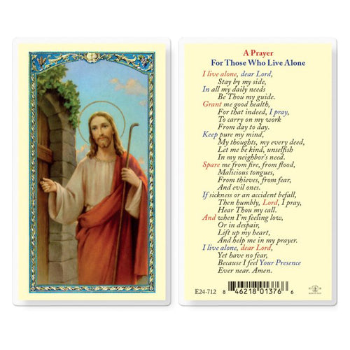 A Prayer For Those Who Live Alone