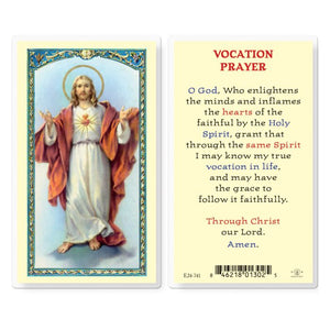 Vocation Prayer Card