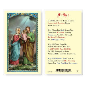 Father Prayer Holy Card