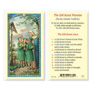 Girl Scout Promise Prayer Card