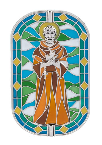 Visor Clip - St. Francis of Assisi