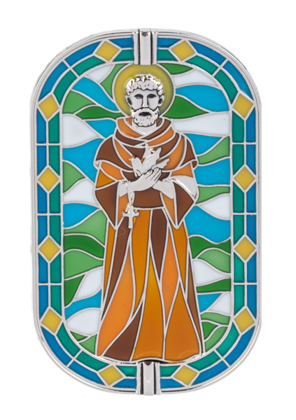 Visor Clip - St. Francis of Assisi