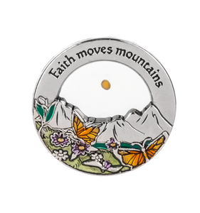 Faith Moves Mountains Pocket Charm