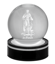Light Up 3D Patron Saint - St. Francis