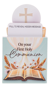 Hidden Message Plaque - On Your First Communion