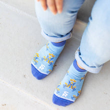 Marian Monogram No Show Socks: L/XL