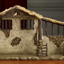 Three Kings Lighted Nativity Stable To Accompany 10 Inch Set