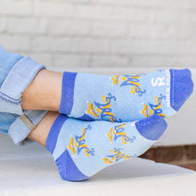 Marian Monogram No Show Socks: L/XL