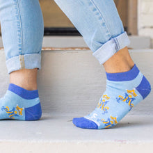 Marian Monogram No Show Socks: L/XL