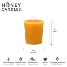 Natural Beeswax Votive Candles