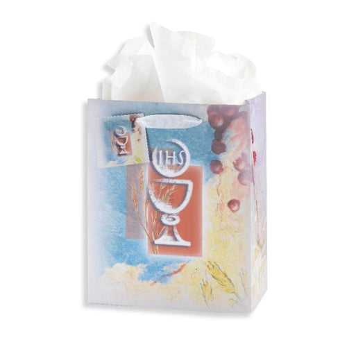 White Chalice Small Gift Bag with Tissue