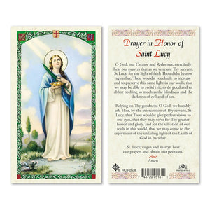 Prayer in Honor of Saint Lucy