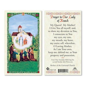 Our Lady of Knock Prayer Card