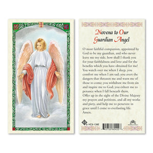 Novena to Our Guardian Angel Holy Card