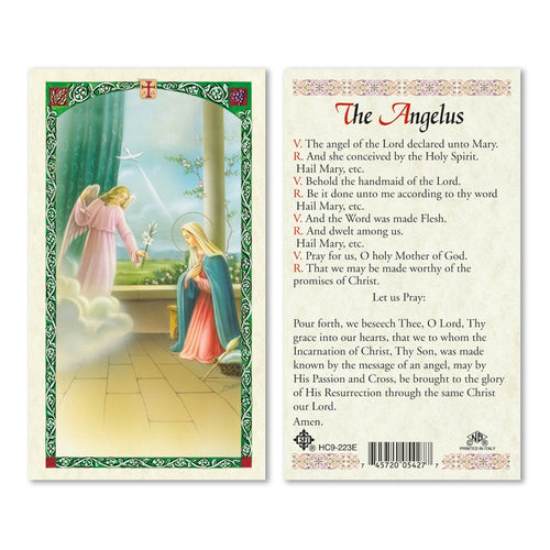 The Angelus Prayer Card