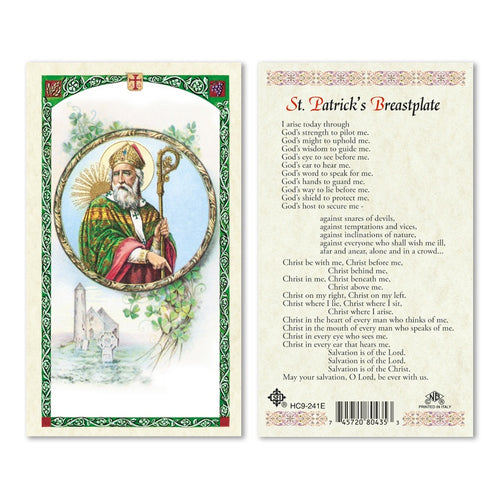St. Patrick's Breastplate Prayer Card