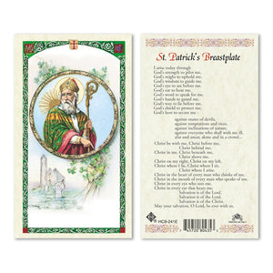 St. Patrick's Breastplate Prayer Card