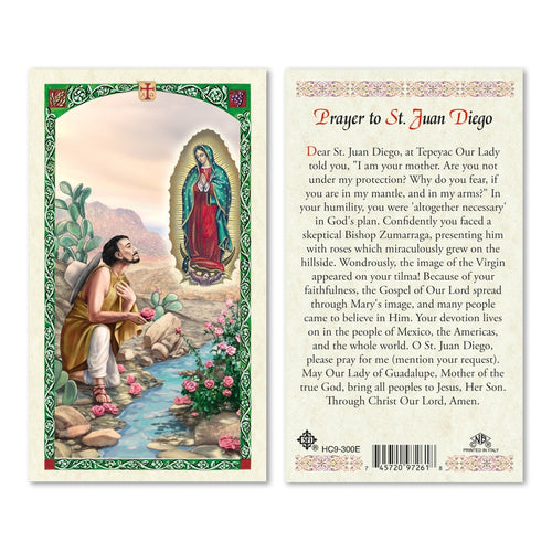 Prayer to St. Juan Diego Holy Card