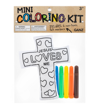 Mini Coloring Kit - Cross (6 set ppk.)