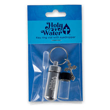 Catholic Holy Water Bottle Keychain Kit - Silver