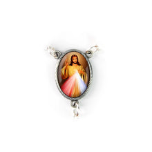 Olive Wood Rosary With Divine Mercy of Jesus Oval Center
