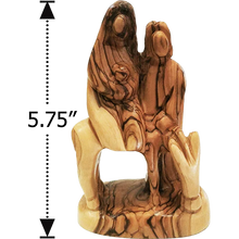 Olive Wood Flight Into Egypt Figure - Catholic Book & Gift Store 