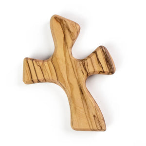Olive Wood Clinging Cross