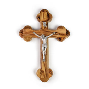 Holy Land Olive Wood Wall Crucifix