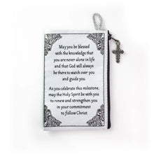 Confirmed in Christ Tapestry Rosary Pouch