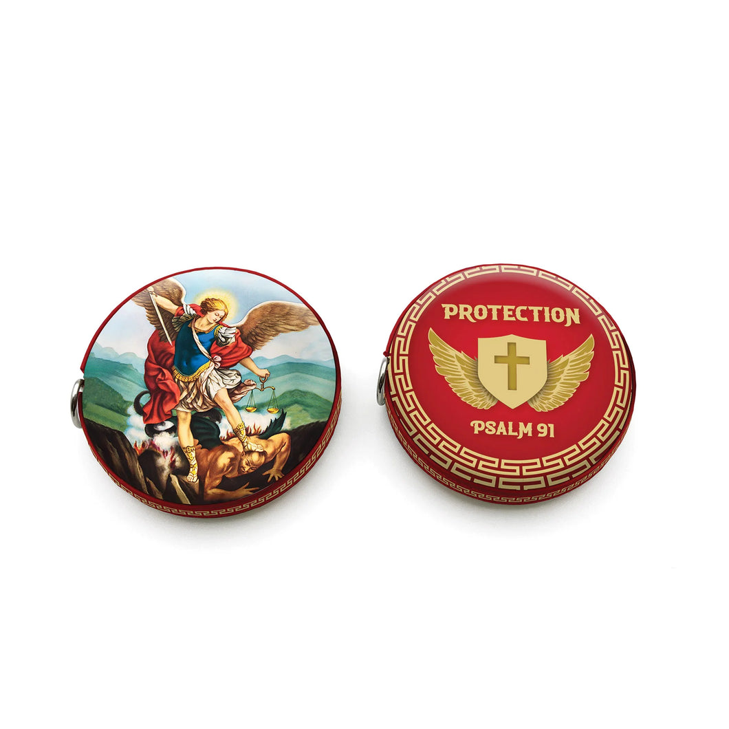 St Michael Tape Measure w/Protection and Psalm 91