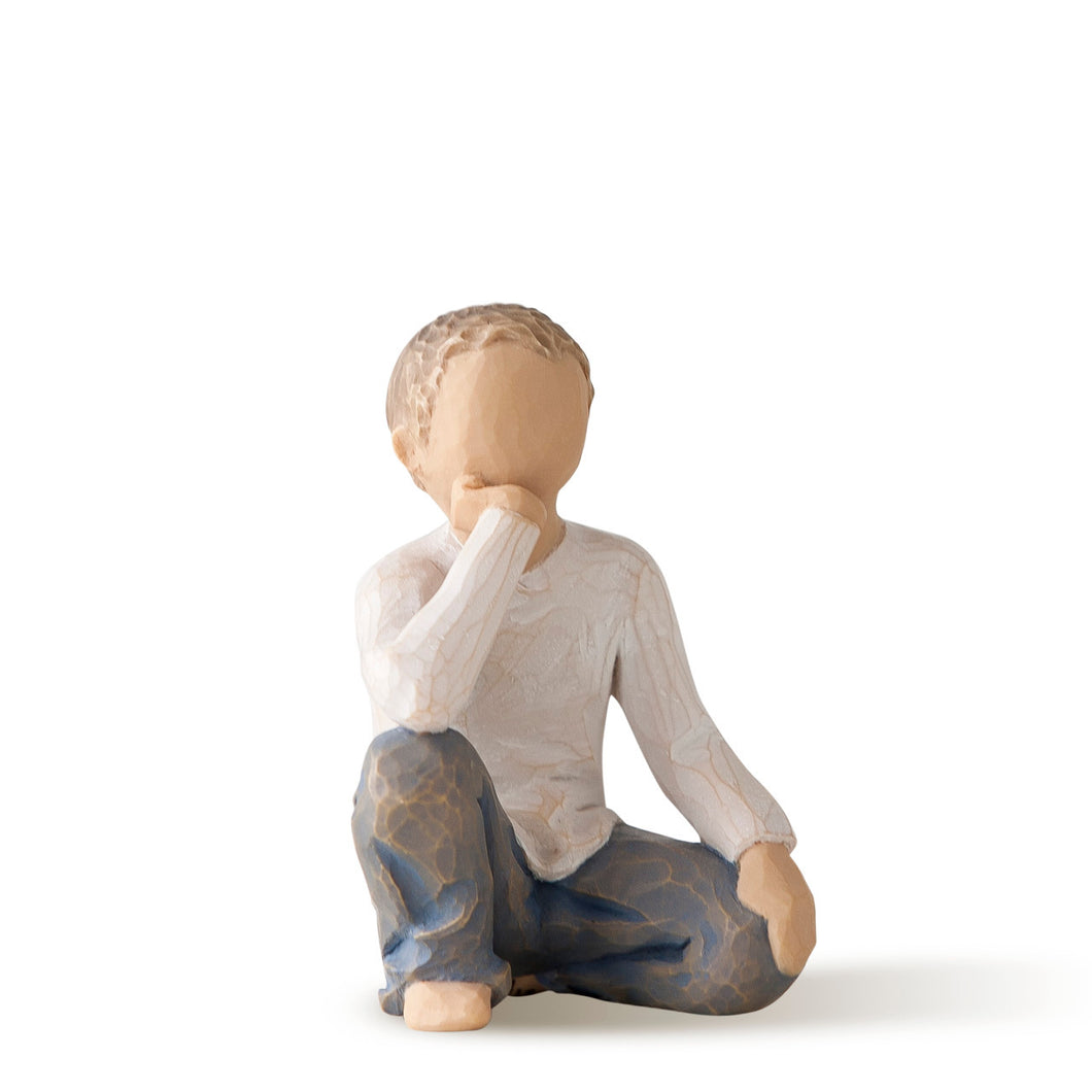 INQUISITIVE CHILD FIGURE - WILLOW TREE