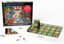 Stained Glass Nativity Jigsaw Puzzle Advent Calendar