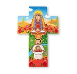 5.75" LITTLE DROPS OF WATER RESIN OUR LADY OF GUADALUPE CROSS