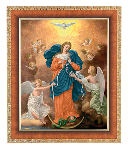 FRAMED OUR LADY UNTIER OF KNOTS - 122-906 - Catholic Book & Gift Store
