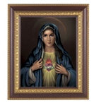 IMMACULATE HEART OF MARY IN CHERRY FRAME - 126-215 - Catholic Book & Gift Store 