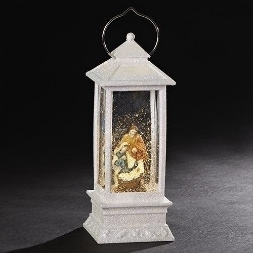 LED SWIRL LANTERN HOLY FAMILY