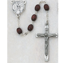 6X8MM BROWN WOOD ROSARY - Catholic Book & Gift Store 